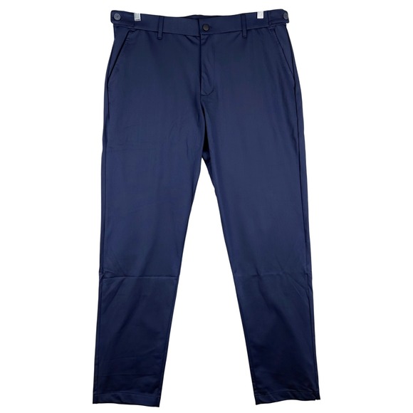 YoungLA Office Tech Pants‎ Slim Fit Navy Blue 38L (Fits 36x30) - Picture 1 of 6